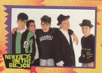 1989 O-Pee-Chee New Kids on the Block #1 New Kids Mania!!! Front