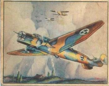1939 O-Pee-Chee Fighting Forces (V276) #Airplanes 7 Swedish Junkers Bomber Front
