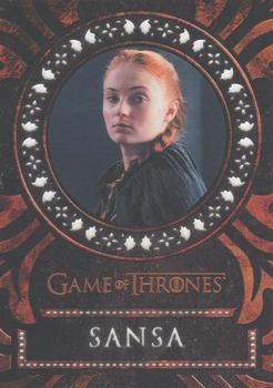 2017 Rittenhouse Game of Thrones Valyrian Steel - Laser Cut #L5 Sansa Stark Front