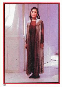 1983 Topps Star Wars: Return of the Jedi Album Stickers #33 Leia, gowned Front
