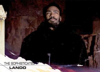 2018 Topps Solo: A Star Wars Story #66 The Sophisticated Lando Front