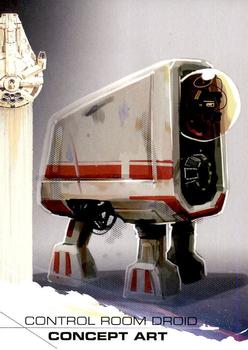 2018 Topps Solo: A Star Wars Story #94 Control Room Droid Concept Art Front