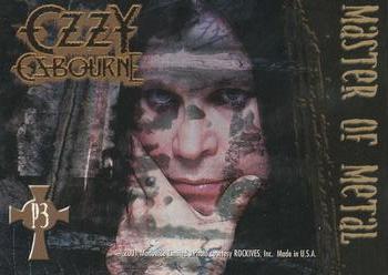 2001 NECA Ozzy Osbourne - Master Of Metal #P3 Middle Back