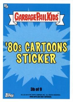 2018 Topps Garbage Pail Kids We Hate the '80s - Puke #3b Optimus Fine Back