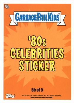 2018 Topps Garbage Pail Kids We Hate the '80s - Puke #5b Licensed Lou Back