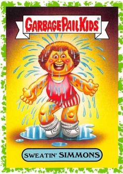 2018 Topps Garbage Pail Kids We Hate the '80s - Puke #6b Sweatin' Simmons Front