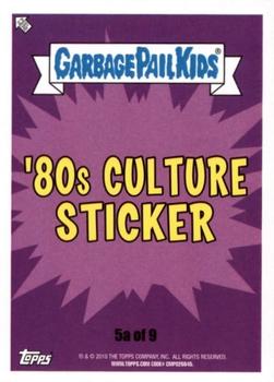 2018 Topps Garbage Pail Kids We Hate the '80s - Puke #5a Floppy Dirk Back
