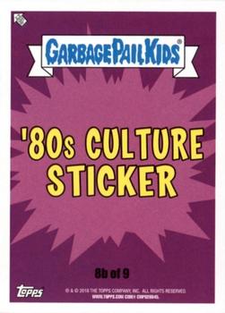 2018 Topps Garbage Pail Kids We Hate the '80s - Puke #8b Cass-Ette Back