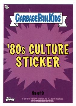 2018 Topps Garbage Pail Kids We Hate the '80s - Puke #9a Mixed Tate Back
