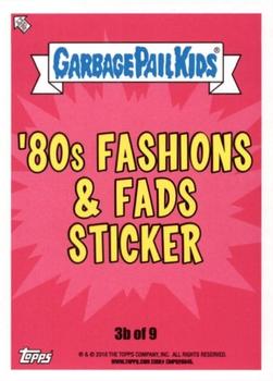 2018 Topps Garbage Pail Kids We Hate the '80s - Puke #3b Dancewear Tere Back