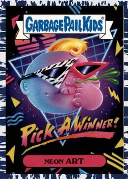 2018 Topps Garbage Pail Kids We Hate the '80s - Bruised #2a Neon Art Front