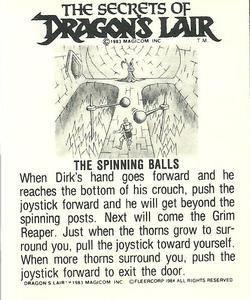 1984 Fleer Dragon's Lair #14c I'm Watching You Back