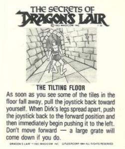 1984 Fleer Dragon's Lair #16 Yuck! Spider Breath Back