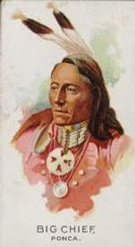 1888 Allen & Ginter Celebrated American Indian Chiefs (N2) #NNO Big Chief Front