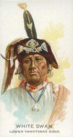 1888 Allen & Ginter Celebrated American Indian Chiefs (N2) #NNO White Swan Front