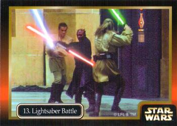 1999 Ikon Collectables Star Wars: Episode 1 #13 Lightsaber Battle Front