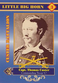 1994 Old West Legacy Publishing Little Big Horn #3 Capt. Thomas Custer Front