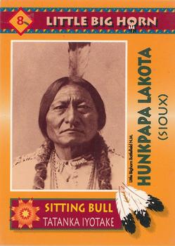 1994 Old West Legacy Publishing Little Big Horn #8 Sitting Bull Front