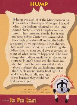 1994 Old West Legacy Publishing Little Big Horn #22 Hump Back