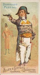 1887 Allen & Ginter Arms of All Nations (N3) #NNO Dueling Pistol Front