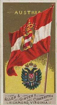 1887 Allen & Ginter Flags of All Nations (N9) #NNO Austria Front