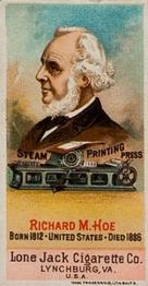 1887 Lone Jack Inventors and Inventions (N365) #NNO Richard M. Hoe Front