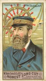 1887 Honest Long Cut Sea Captains (N127) #NNO Frederick Watkins Front