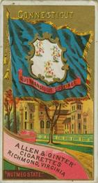 1888 Allen & Ginter Flags of States & Territory (N11) #NNO Connecticut Front