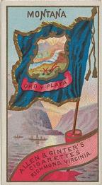 1888 Allen & Ginter Flags of States & Territory (N11) #NNO Montana Front