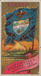 1888 Allen & Ginter Flags of States & Territory (N11) #NNO Oregon Front
