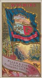 1888 Allen & Ginter Flags of States & Territory (N11) #NNO Wyoming Front