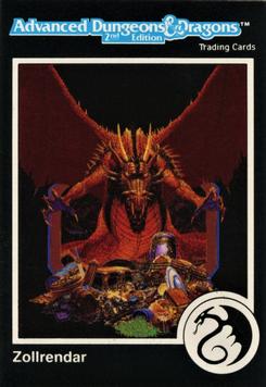 1991 TSR Advanced Dungeons & Dragons - Dragon Magazine #171 #42 Zollrendar, Red Dragon Front