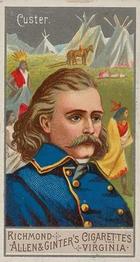 1888 Allen & Ginter Great Generals (N15) #NNO George A. Custer Front