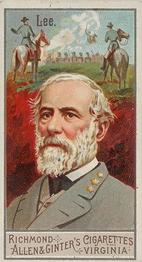 1888 Allen & Ginter Great Generals (N15) #NNO Robert E. Lee Front