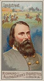 1888 Allen & Ginter Great Generals (N15) #NNO James Longstreet Front