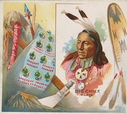 1888 Allen & Ginter The American Indian (N36) #NNO Big Chief Front