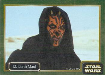 1999 Ikon Collectables Star Wars: Episode 1 - Gold #12 Darth Maul Front