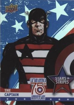 2016 Upper Deck Captain America 75th Anniversary - Stars and Stripes #SS-0 The Captain Front
