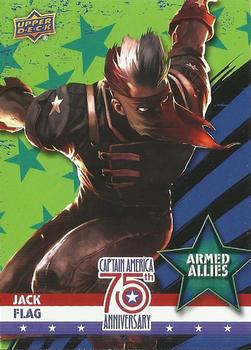 2016 Upper Deck Captain America 75th Anniversary - Armed Allies #AA-14 Jack Flag Front
