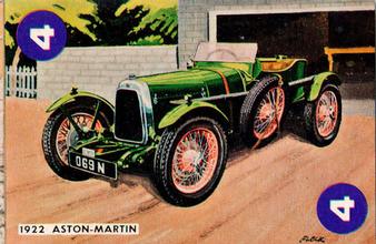 1963 Sanitarium New Zealand Vintage Cars #NNO 1922 Aston-Martin Front