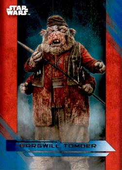 2017 Topps Star Wars: The Last Jedi - Blue #44 Bargwill Tomder Front