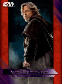 2017 Topps Star Wars: The Last Jedi - Purple #2 Luke Skywalker Front