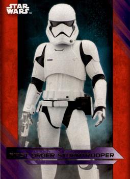 2017 Topps Star Wars: The Last Jedi - Purple #9 First Order Stormtrooper Front