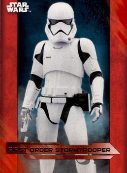 2017 Topps Star Wars: The Last Jedi - Red #9 First Order Stormtrooper Front