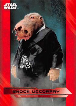 2017 Topps Star Wars: The Last Jedi - Red #37 Snook Uccorfay Front