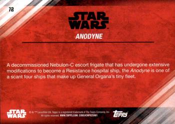 2017 Topps Star Wars: The Last Jedi - Red #72 Anodyne Back