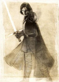 2017 Topps Star Wars: The Last Jedi - Star Wars The Last Jedi: Illustrated #SWI-9 Kylo Ren Front
