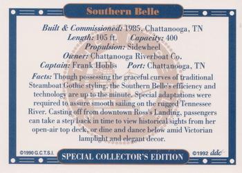 1992 Tall Stacks Special Collector's Edition #NNO Southern Belle Back