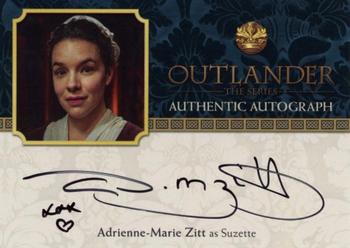 2017 Cryptozoic Outlander Season 2 - Autographs #AMZ Adrienne-Marie Zitt Front