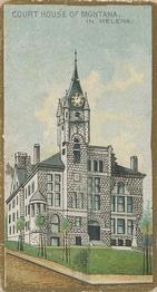 1889 Allen & Ginter General Government and State Capitol Buildings (N14) #NNO Montana Front